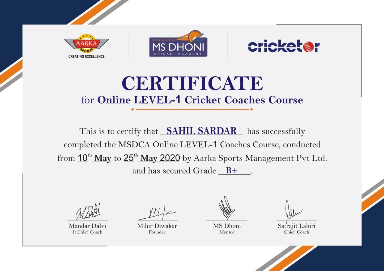 certificate - MSDCA CEP 